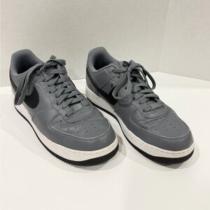Nike Air Force 1 (DN4162-991)  Low in Charcoal Gray and Black - Men’s Size 9